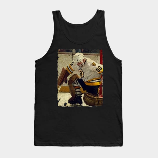 Mike Moffat, 1984 in Boston Bruins (4.38 GAA) Tank Top by Momogi Project